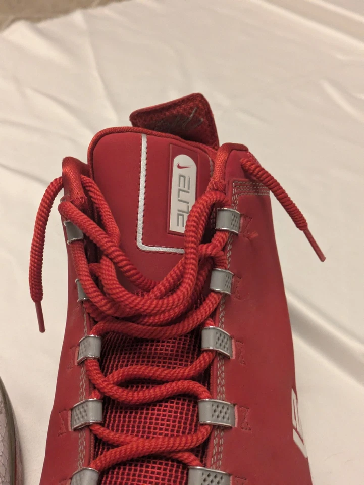 勒布朗·詹姆斯 Nike Zoom Soldier II 款式 319407-661,红色和白色,美国 14 码 — 第 4/4 张图片