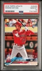 2018 Topps Update Baseball Shohei Ohtani Rookie Debut Card #US285 Graded PSA 10