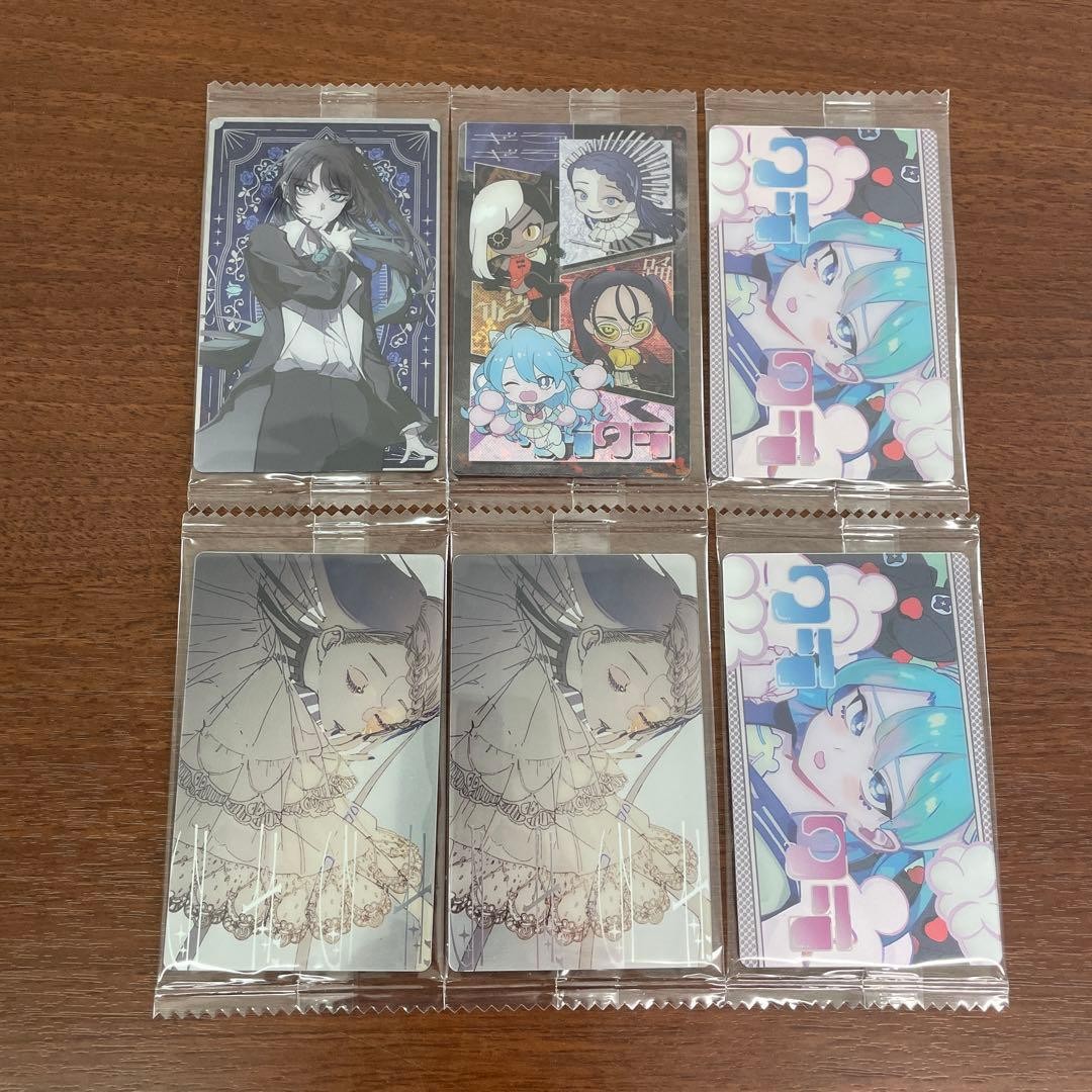 Ado Wafers Card Rare Set of 6 Authentic Collectible Anime