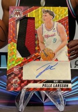 2024-25 Panini Mosaic Pelle Larsson Rookie Jersey Autograph #RJA-PEL Choice RC