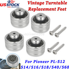 Turntable Replacement Feet For Pioneer PL512 514 516 518 540 560 Aluminum TPU US