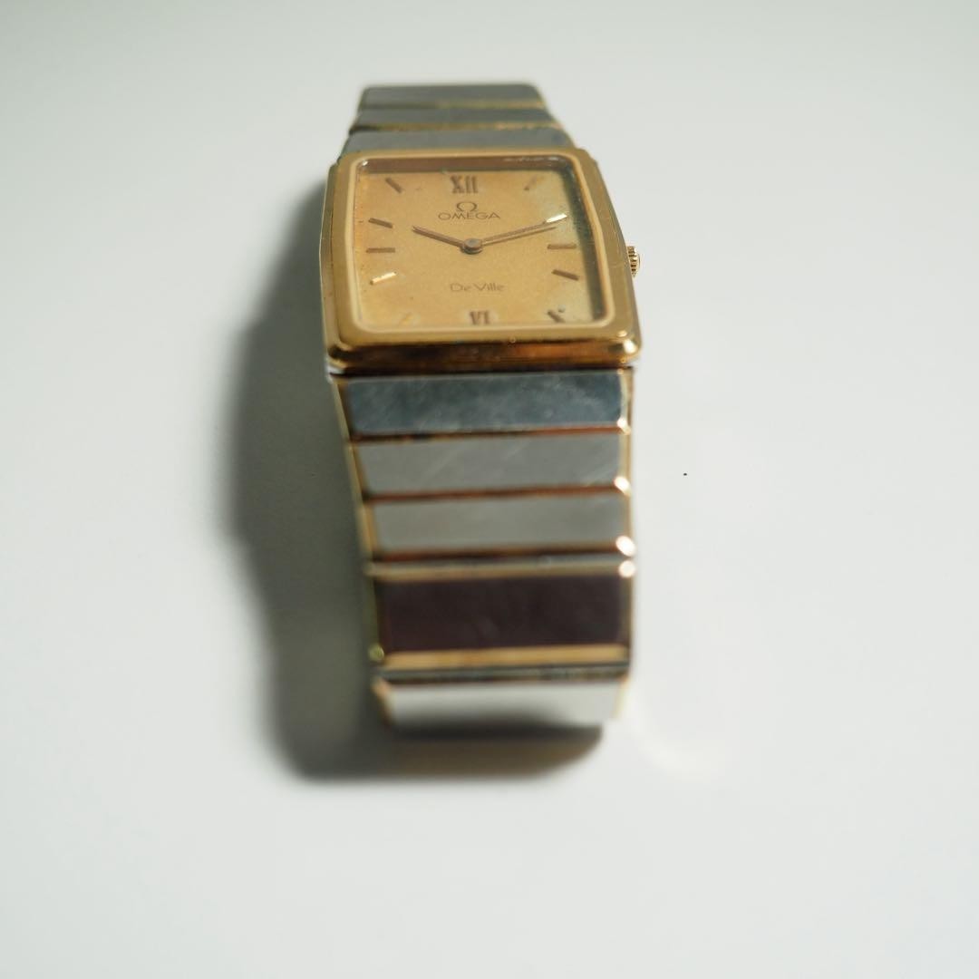 Omega Watch Devil Rectangular Men's Quartz Genuin… - image 5