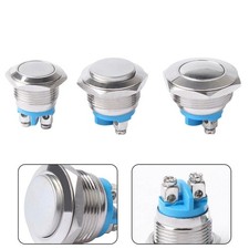 12V Metal Waterproof Push Button On Off Switch Easy Installation