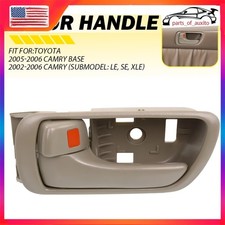 1x Interior Door Handle For 2002-2006 Toyota Camry Front Rear Left Inner Beige 1x Interior Door Handle For 2002-2006 Toyota Camry Front Rear Left Inner Beige