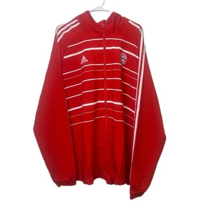 Men's Adidas Red Bayern Munich DNA Raglan Windbreaker 2XL