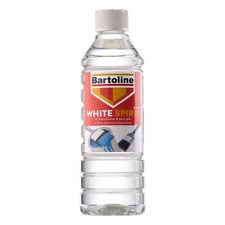 Bartoline White Spirit Low Odour Brush Paint Cleaner Oil-Based Solvent 500mL