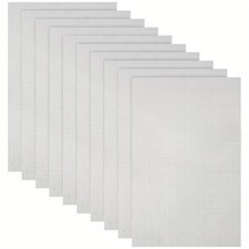 10pcs Aluminum Screen Rectangle White 300x200x0.3mm Hole: 3x4mm Handmade colored