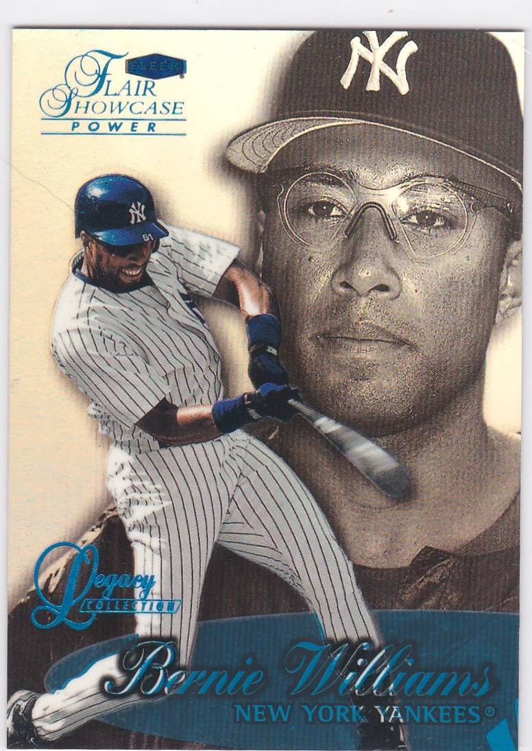 1999 Flair Showcase Legacy Collection Row 3 #57 Bernie Williams 01/99 "First One