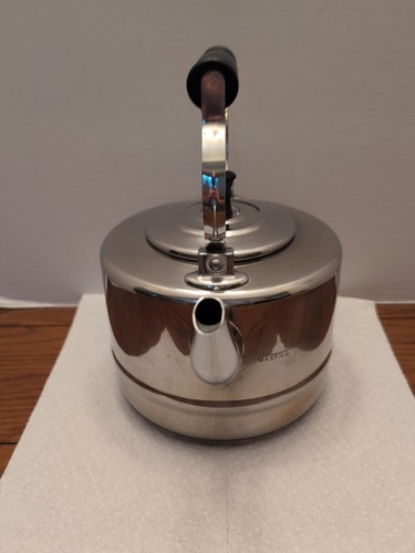 Bollitore tè BonJour 2 Qt acciaio inox fondo rame vintage collo d'oca Q22C - Foto 2 di 10