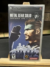 Metal Gear Solid Portable Ops Plus (Sony PSP) Factory Sealed 1 Day Handling