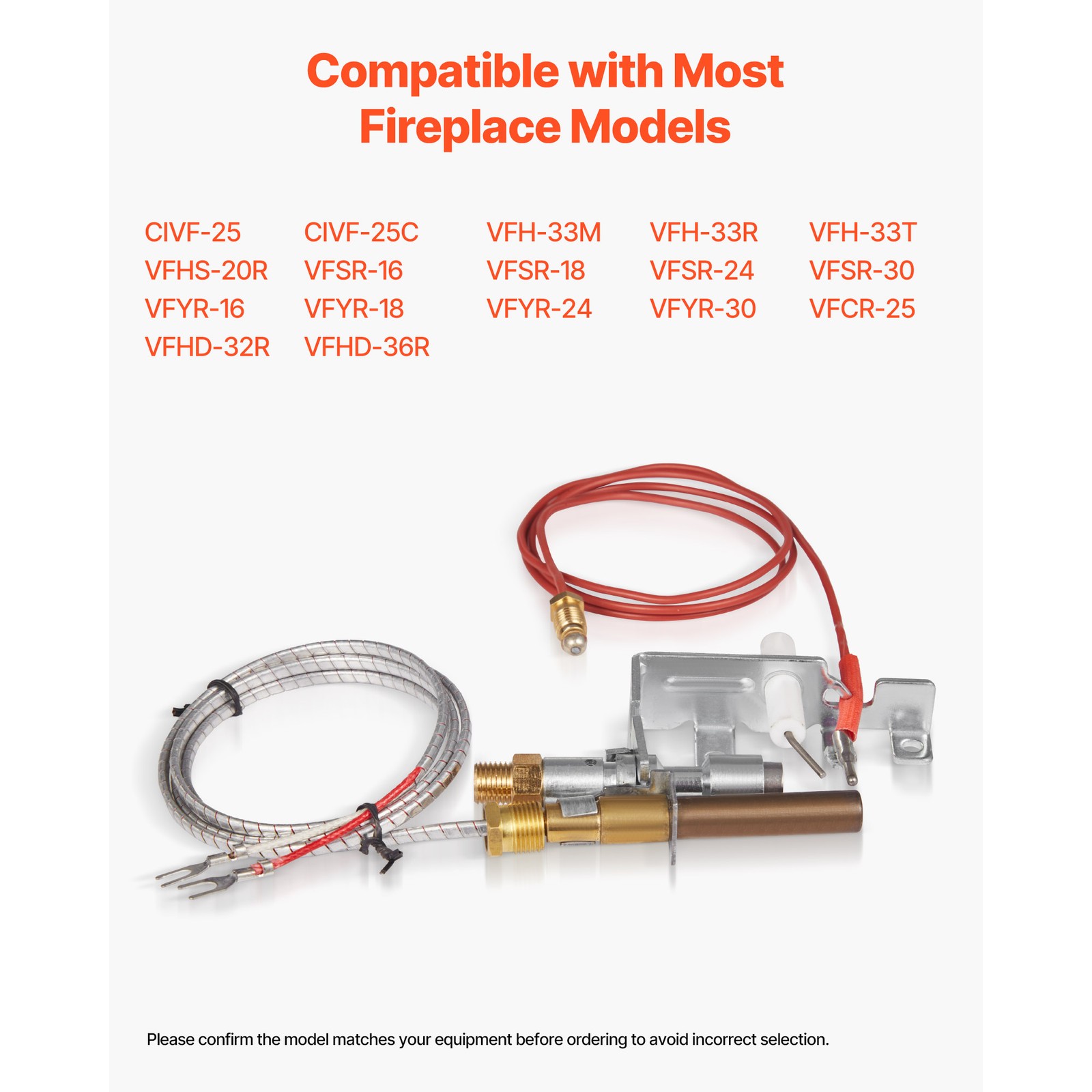 Uimoso Gas Pilot Assembly OE 10377901 PP231 NG8218 for Natural Gas Systems