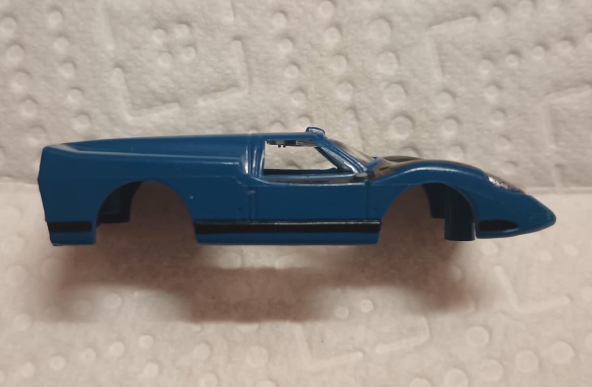 Aurora T-Jet Blue/Black #1382 Ford J Slot Car Body | eBay