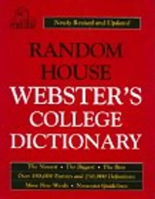 Random House Webster's College Dictionary: 1996 Graduation Promotion - Robert B.