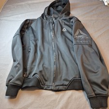 Reebok Mens L Black Hooded Full Zip Athletic ...