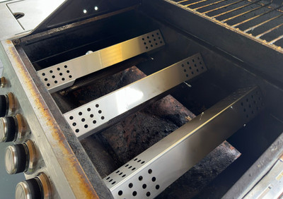 Gasgrill Brennerabdeckung Jamestown Knox Edelstahl Rösle Videro G2-G6 Sansibar