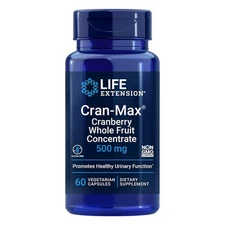 Cran Max 500 Mg 60 Veg Caps By Life Extension