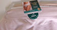 3 Vanity Fair beyond Comfort Hi Cut brief Size 9 Style 13417 Beige and White