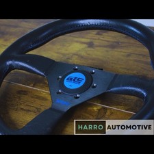 Atc Sprint Perforated Leather Steering Wheel 350mm - Black Nismo Jdm Momo Nardi