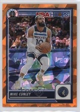 2023 Panini NBA Hoops Premium Stock Orange Ice Prizm 25/125 Mike Conley #91 11ng