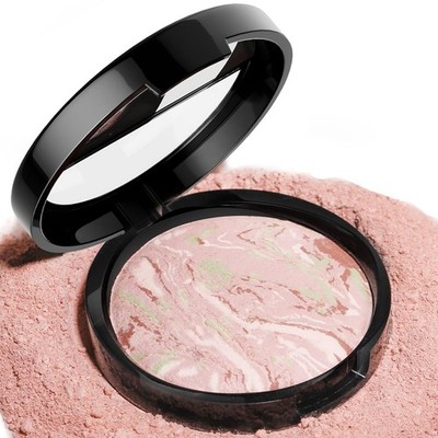 YOUNG VISION Pressed Powder Foundation Makeup, Baked Color & Color Correcting Po