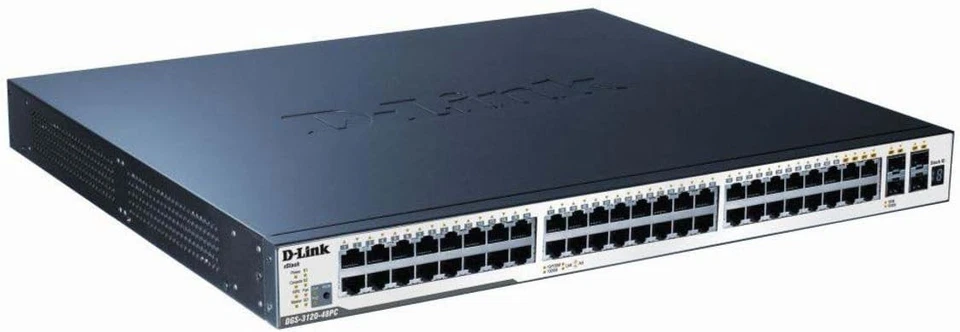 Commutateur Ethernet D-Link DGS-3120-48PC, Switch 48 ports, 10/100/1000, 4 SFP - Photo 1/1