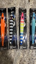 800g Slow Pitch Jigs X 4 jigs Ready To Fish BKK Hooks Included Tie It On Drop
