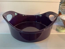 Rachael Ray 2 Quart  Dark Purple  Baking  Dish with Handles