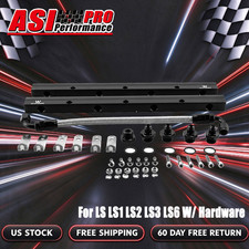Billet Fuel Rail Kit Intake Manifold 6an For Ls Ls1 Ls2 Ls3 Ls6 W Hardware Asi Billet Fuel Rail Kit Intake Manifold 6an For Ls Ls1 Ls2 Ls3 Ls6 W Hardware Asi