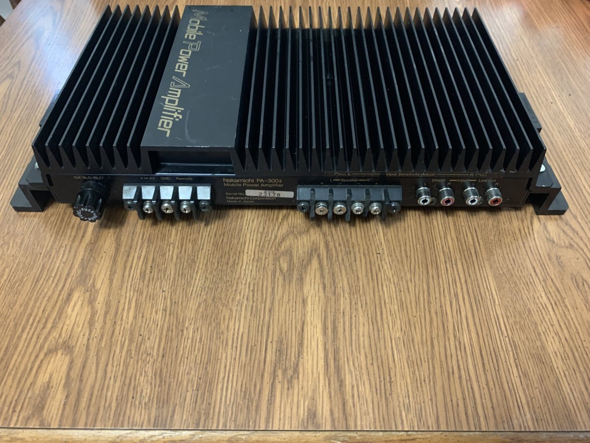 Nakamichi PA-300ii Mobile Power Amplifier | eBay