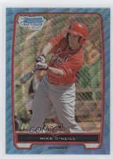 2012 Bowman Chrome Prospects Blue Wave Refractor Mike O'Neill #BCP131 0b0