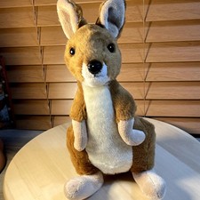 AURORA Plush/Stuffed Kangaroo...Brown 13" T x 7" W 8/2020