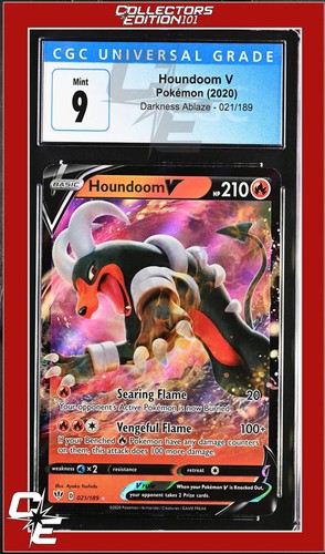 Houndoom V graded CGC 9 for sale on eBay