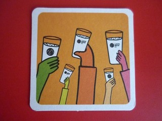 Lakes Brew Co.Kendal Cumbria Modern Beer Mat.