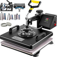 Transferpresse 8 In 1 38 X 38 Cm 1000 W FüR Textil Tassen MüTzen Sublimation