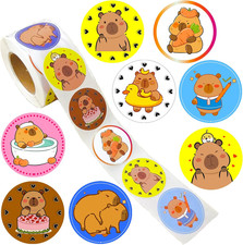 500 Pcs Capybara Stickers Suitable for Animal Themed Birthday Party Supplies Goo