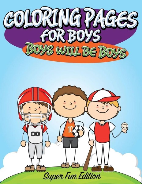 Speedy Publishing Llc | Coloring Pages For Boys | Taschenbuch | Englisch (2015)-image