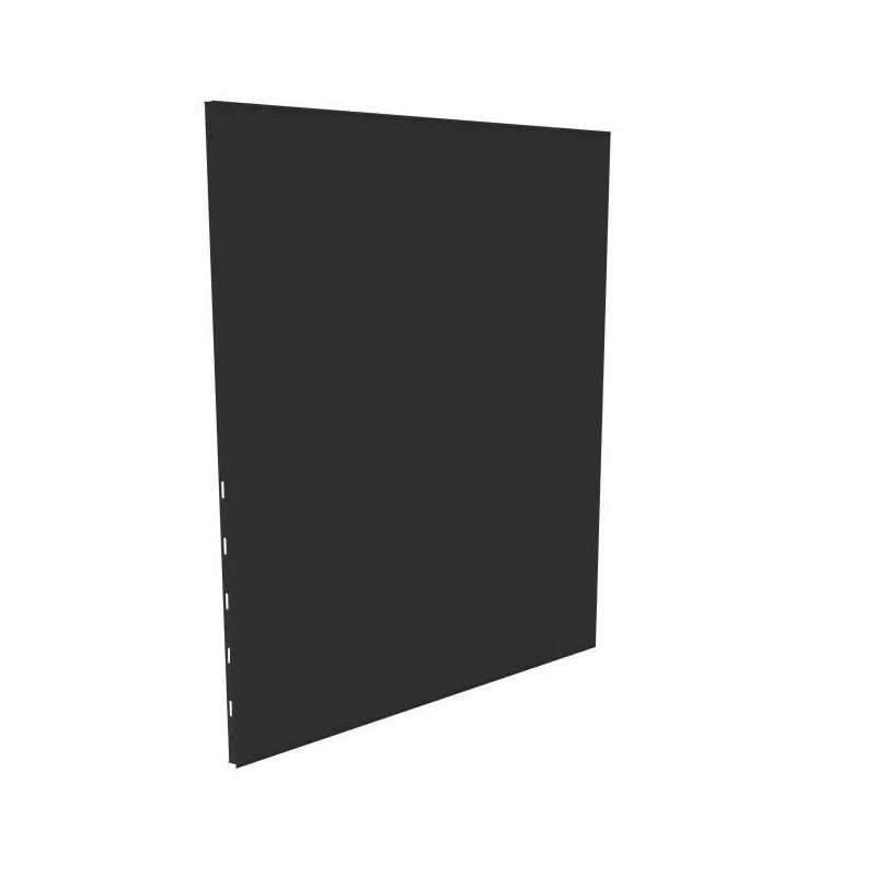 Plaque de protection murale poêle à granulés DIXNEUF 81x120cm noir mat isolant