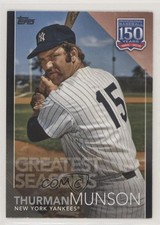 2019 Update 150 Years of Professional Baseball Black 248/299 Thurman Munson k4s