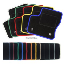 Auto-Fußmatten Kettelung farbig für VW New Beetle 1997 - 2010 3-trg. Bef rund