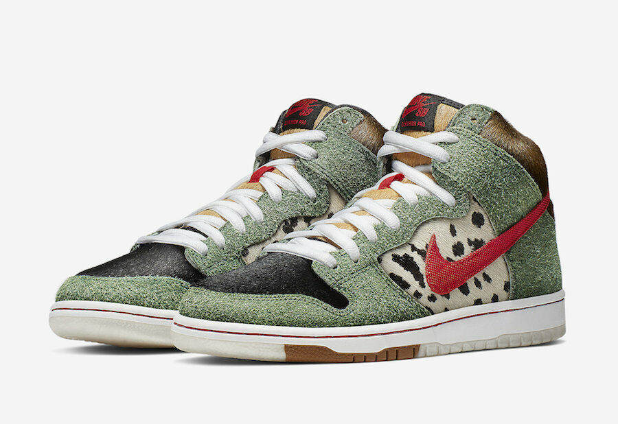 Nike MEN'S SB Dunk High Pro QS DOG WALKER WALK THE DOG SIZE 10 DS BRAND NEW