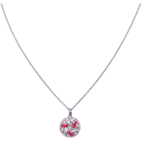 Mariana Enchanted Silver Tree of Life Pendant Necklace Red Green Pink 1156 NWT - Picture 2 of 3