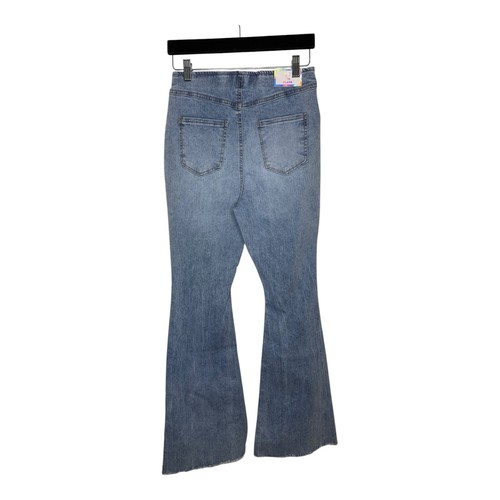 Tinseltown NWT 7 Junior Blue Pull On Flare High-rise Jeans #1789D - Picture 3 of 18