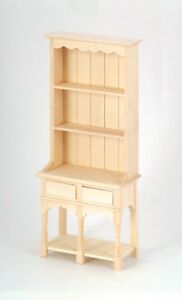1//12 Escala Casa de Muñecas Muebles llano madera 2 Cajones Cómoda BEF005