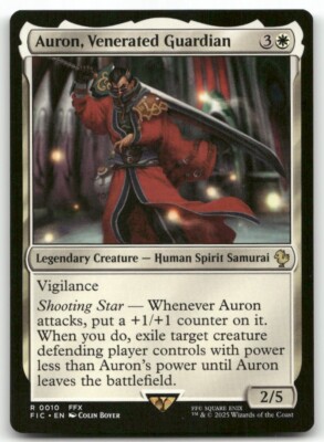 Auron, Venerated Guardian #10 MTG Final Fantasy FIC NM X1 | eBay