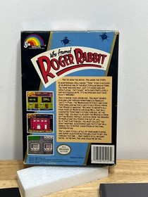 WHO FRAMED ROGER RABBIT Nintendo NES Game w Box / Case Shell Authentic