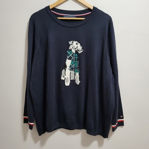 Tommy Hilfiger Dog Scarf Schnauzer Terrier Sweater Size 2X Plus