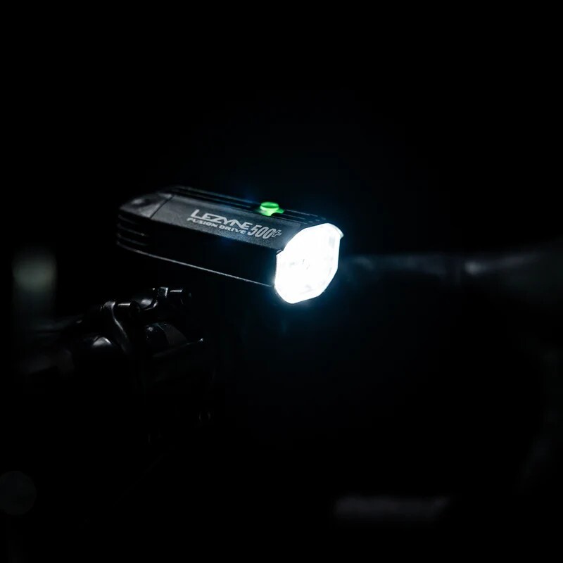 Lezyne Fusion Drive 500+ and Zecto Drive 200+ Pair Bicycle Light Set