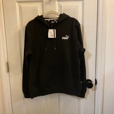 NWT PUMA Women's Fleece Lined Embroidered Logo Pullover Hoodie Size S, M, L, XL