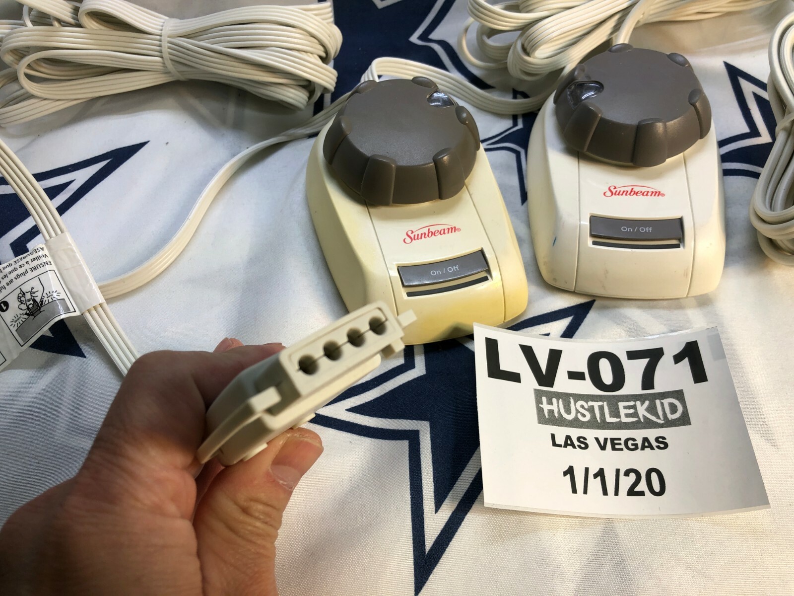 Sunbeam Dual Control Electric Blanket Controller J85KQD N31-G2-D 4  Prong🔥LV-071 | eBay