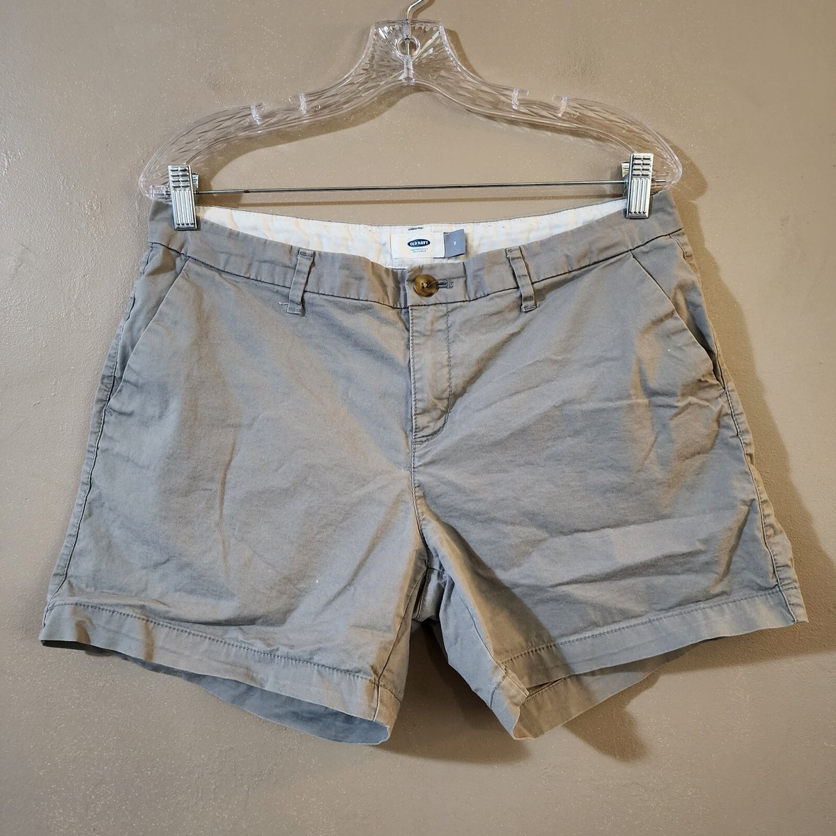 HOT Old Navy Grey Chino Shorts Womens Old Navy Womens